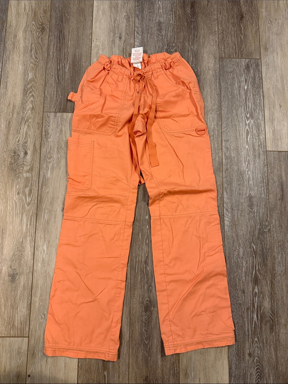 koi Women's Orange Utility Cargo Joggers